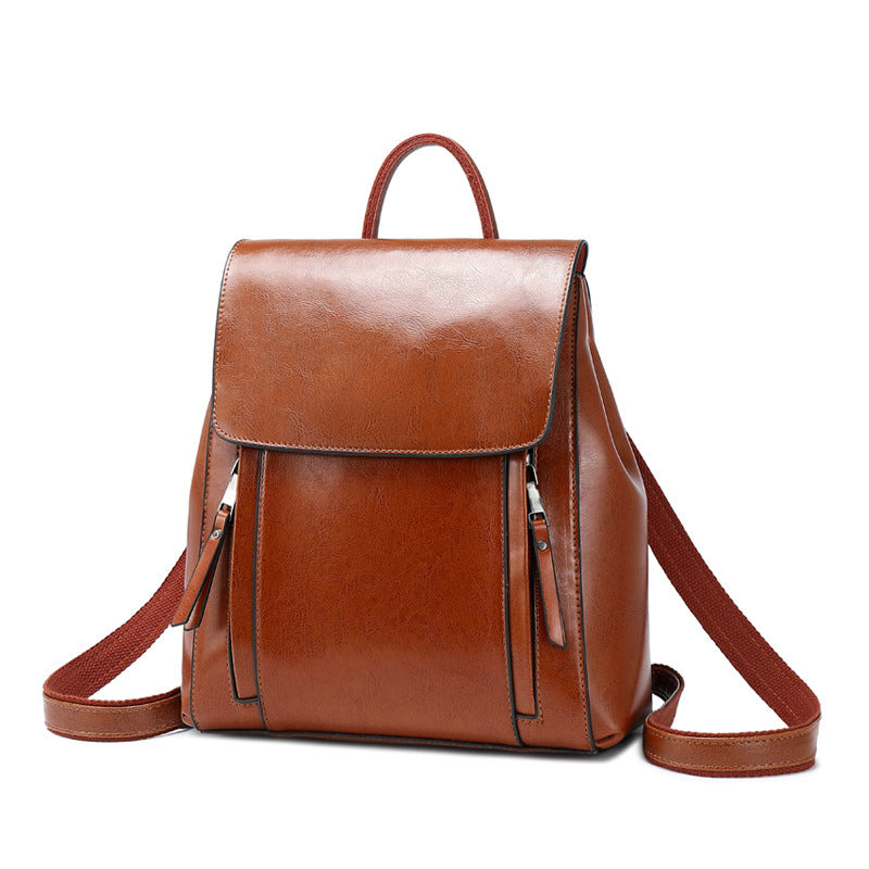 Sac à dos vintage en cuir véritable ZAHA ZAHA 59.90