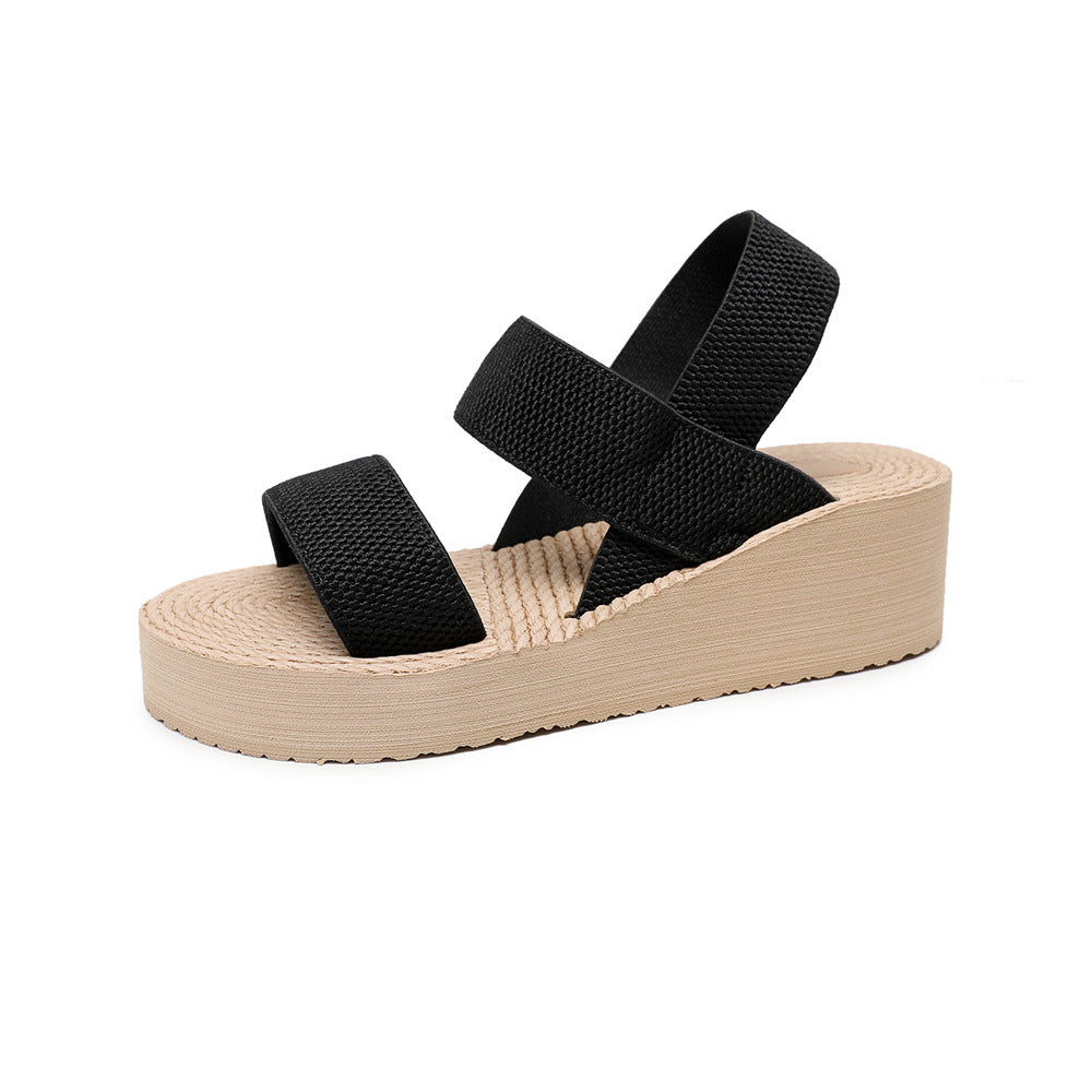 Nouvelles Sandales Compensées – Style Romain ZAHA ZAHA